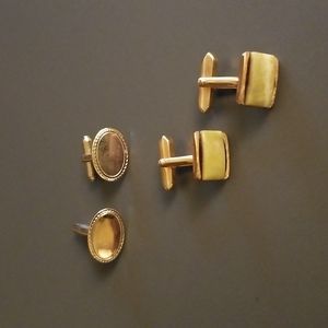 Vintage cuff links, set of 2